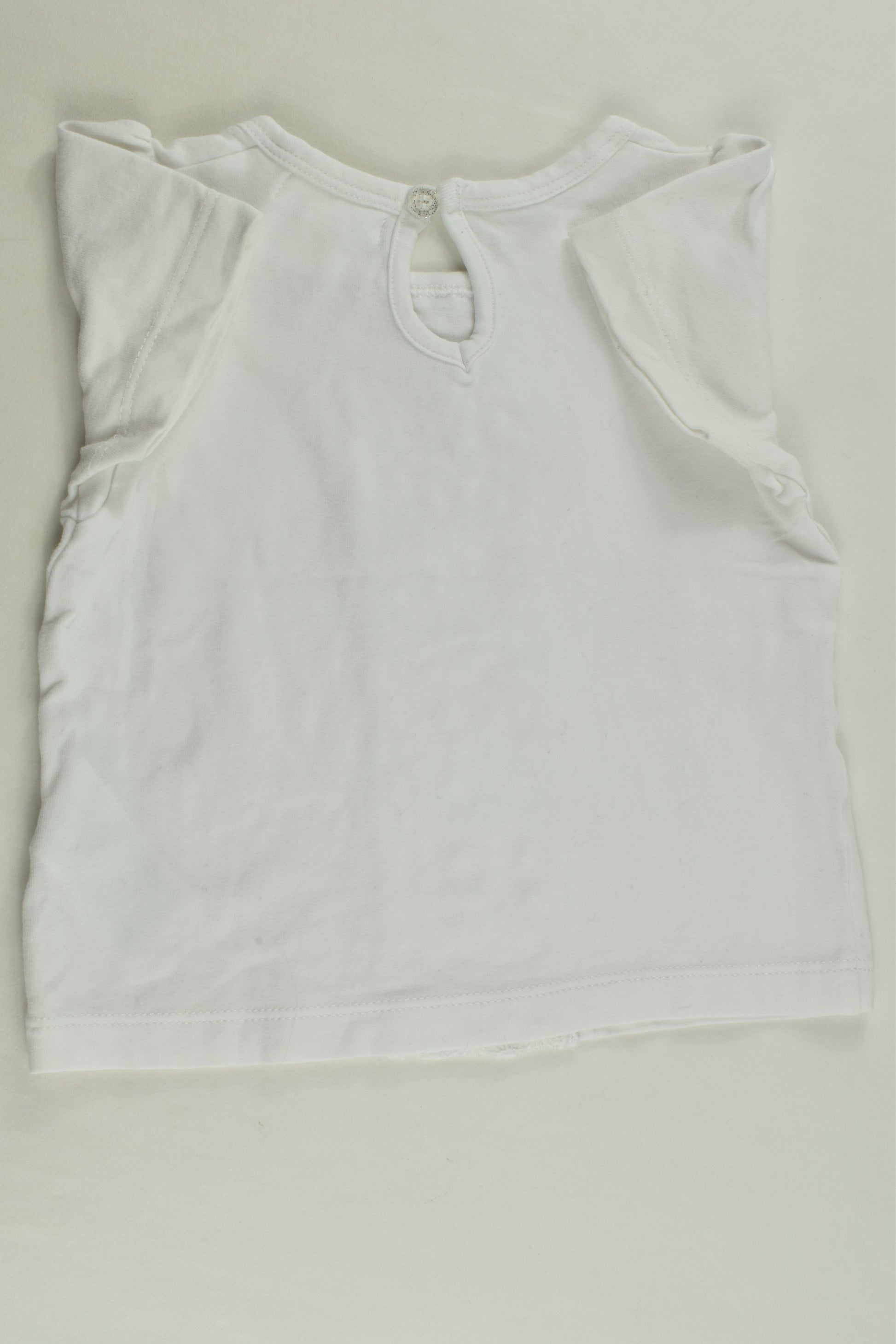 Pumpkin Patch Size 000 Lace Detail T-shirt