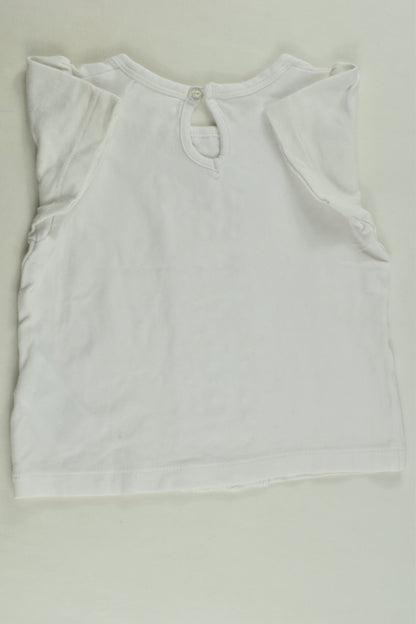 Pumpkin Patch Size 000 Lace Detail T-shirt