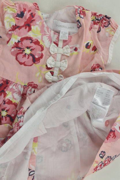 Pumpkin Patch Size 000 Lined Dress