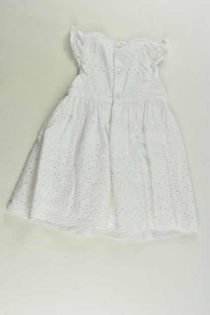 Pumpkin Patch Size 000 Lined Lace Dress