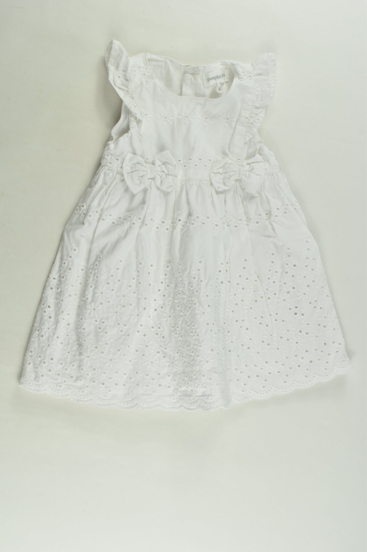 Pumpkin Patch Size 000 Lined Lace Dress