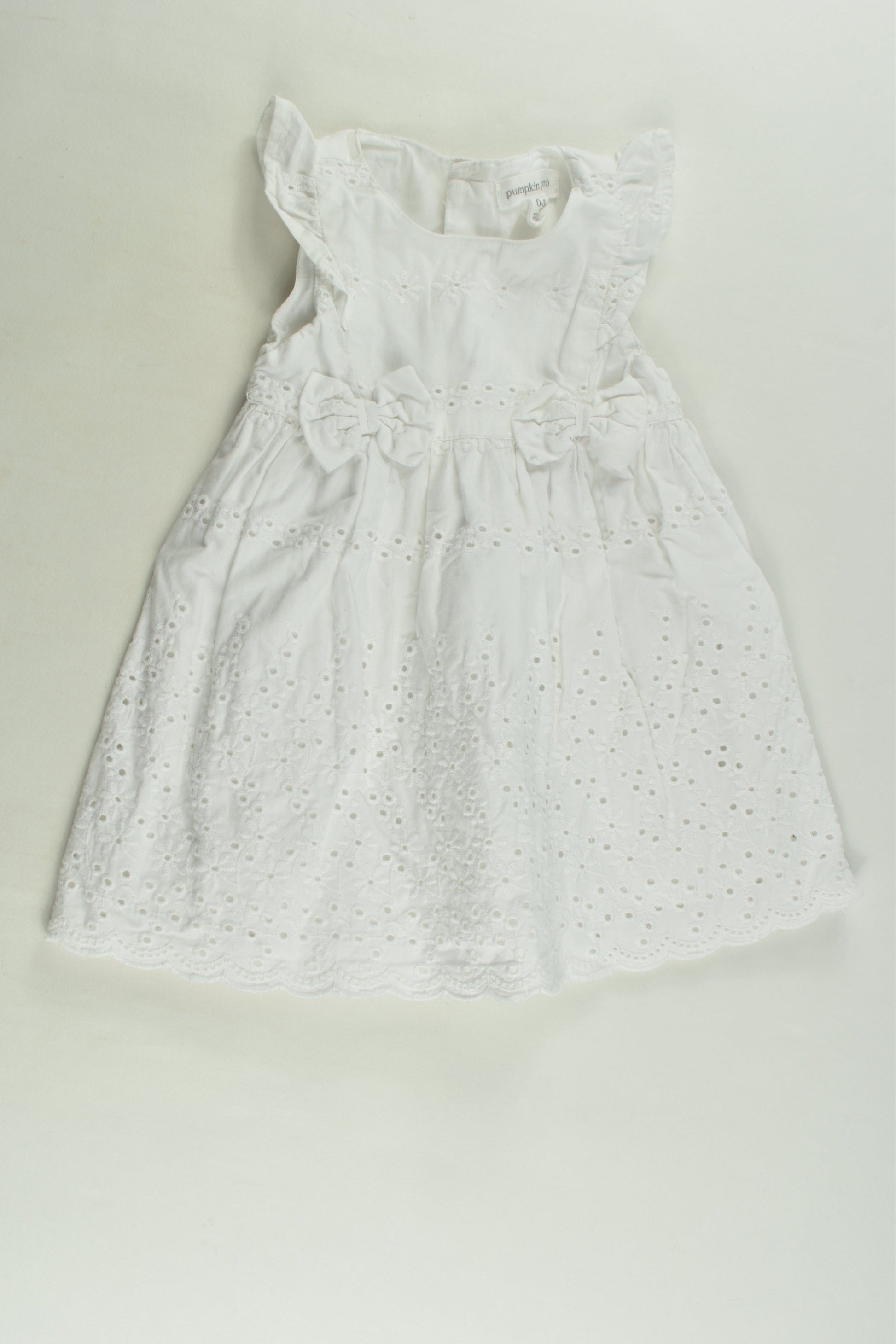 Pumpkin Patch Size 000 Lined Lace Dress