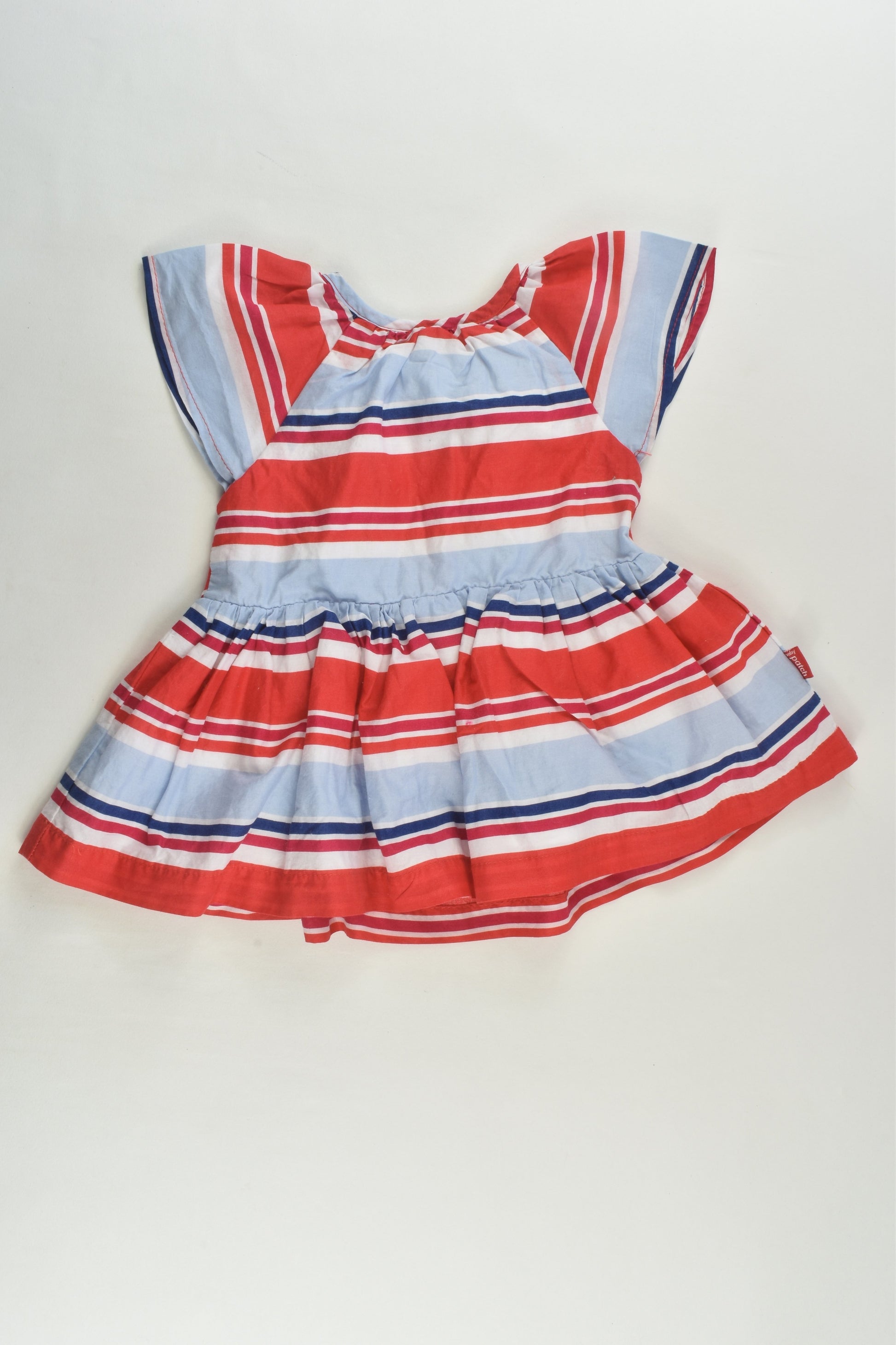 Pumpkin Patch Size 000 Lined Striped Dress