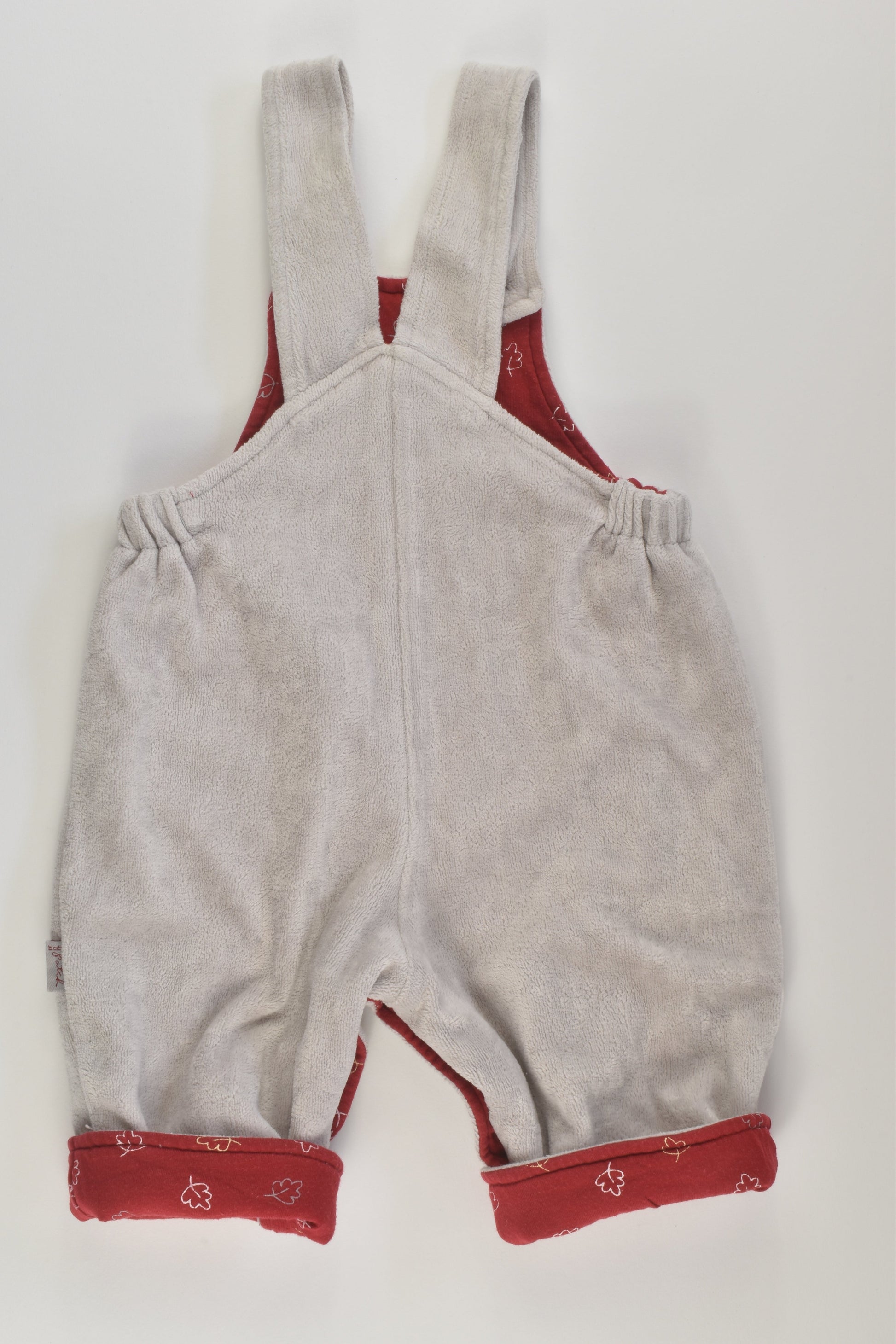 Pumpkin Patch Size 000 Lined Velour Overalls