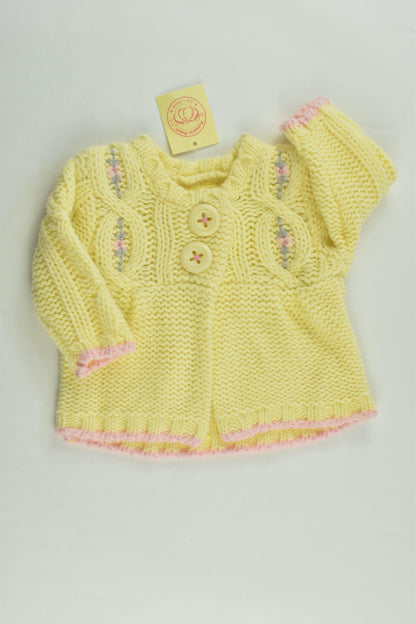 Pumpkin Patch Size 0000-000 (Newborn) Knitted Cardigan
