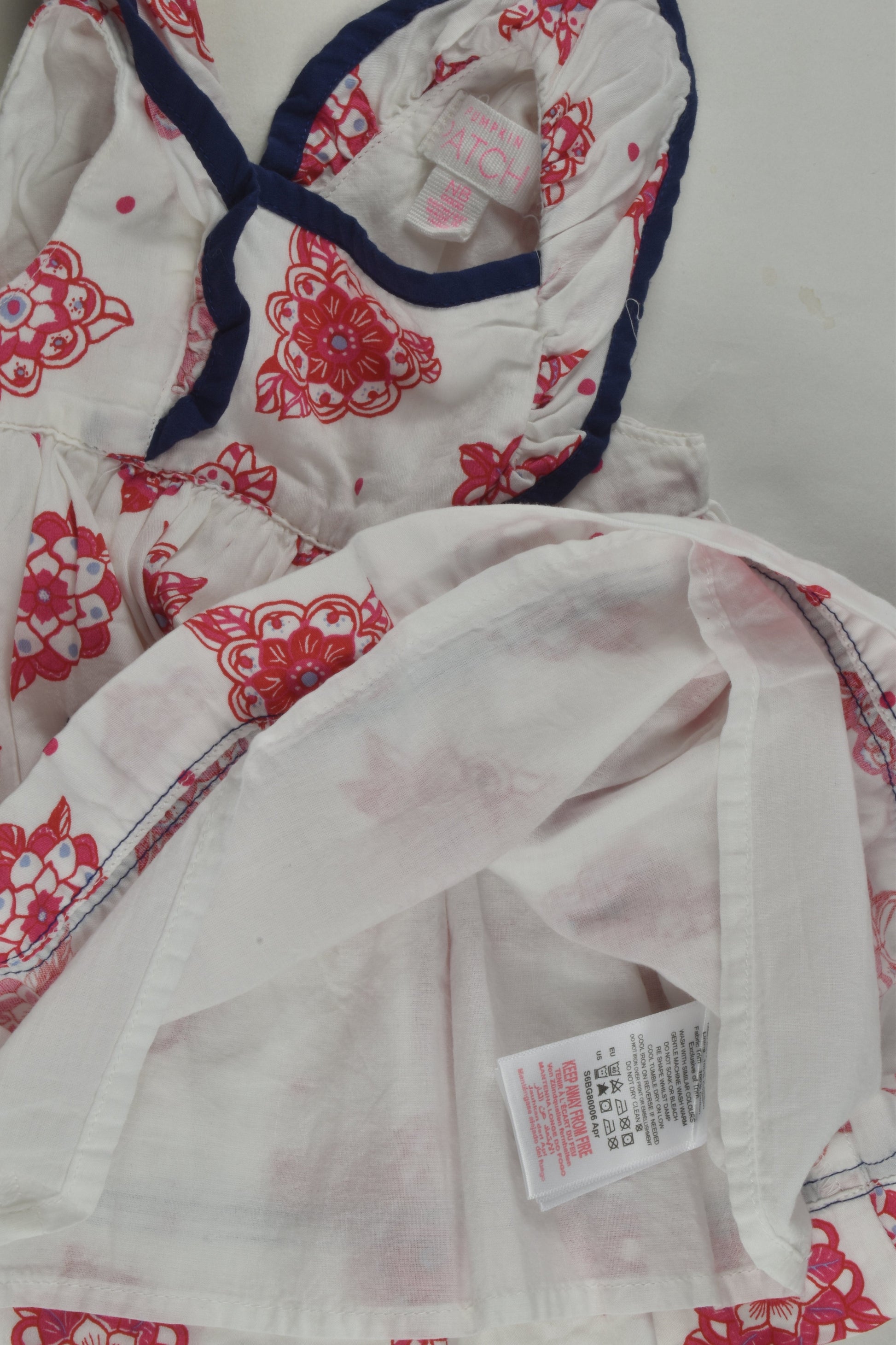 Pumpkin Patch Size 0000 Lined Dress