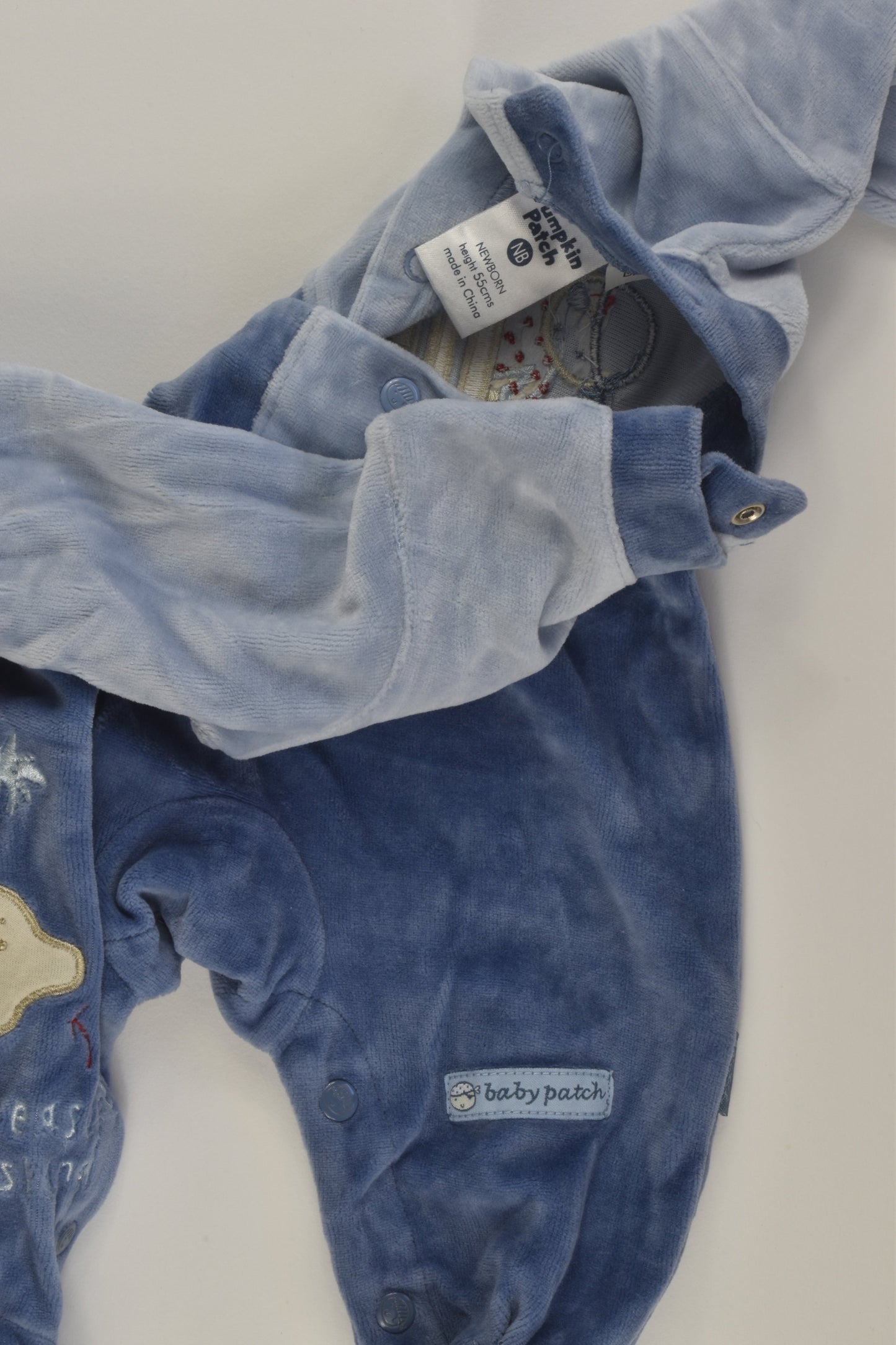 Pumpkin Patch Size 0000 Pirate Velour Romper