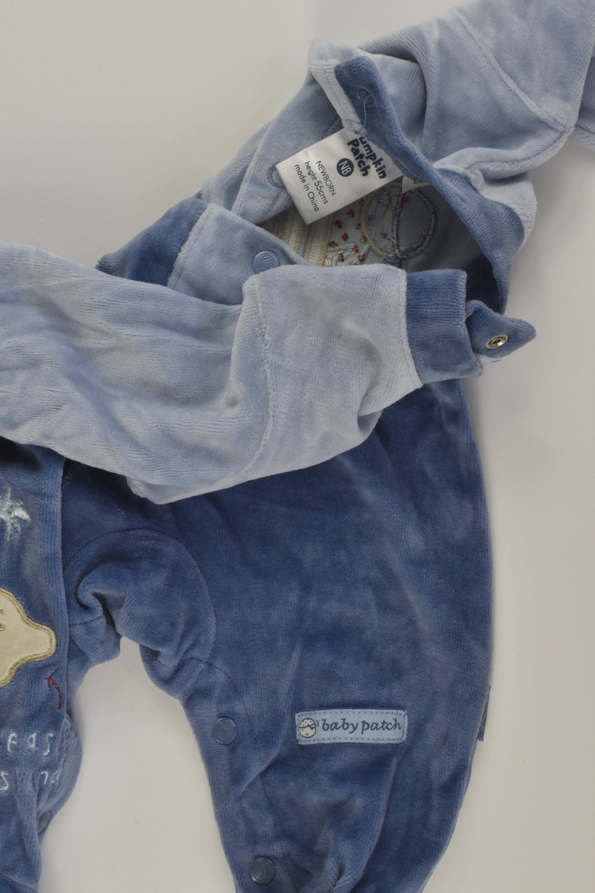 Pumpkin Patch Size 0000 Pirate Velour Romper