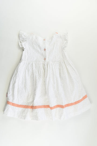 Pumpkin Patch Size 1 (12-18 months) Lined Lace Dress