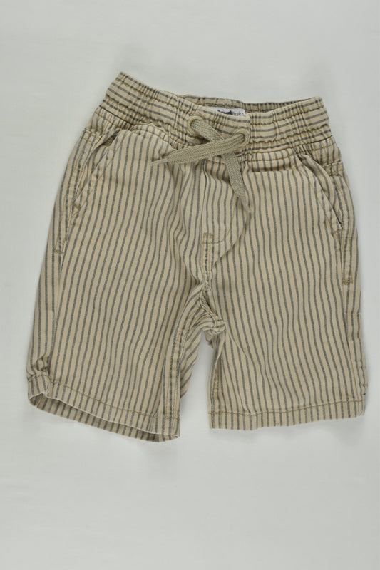 Pumpkin Patch Size 1 (12-18 months) Striped Shorts