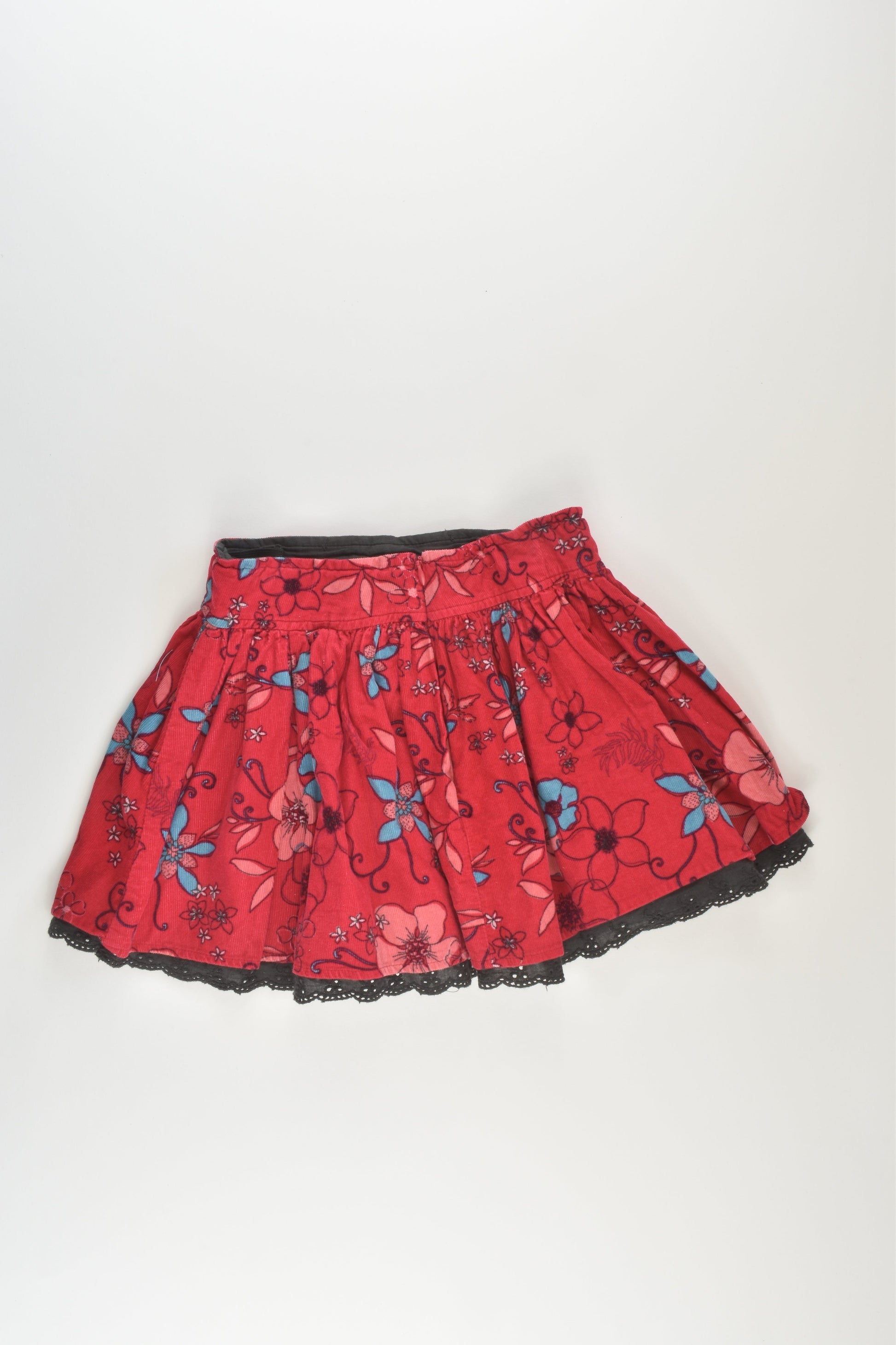 Pumpkin Patch Size 1-2 Lined Cord Skirt