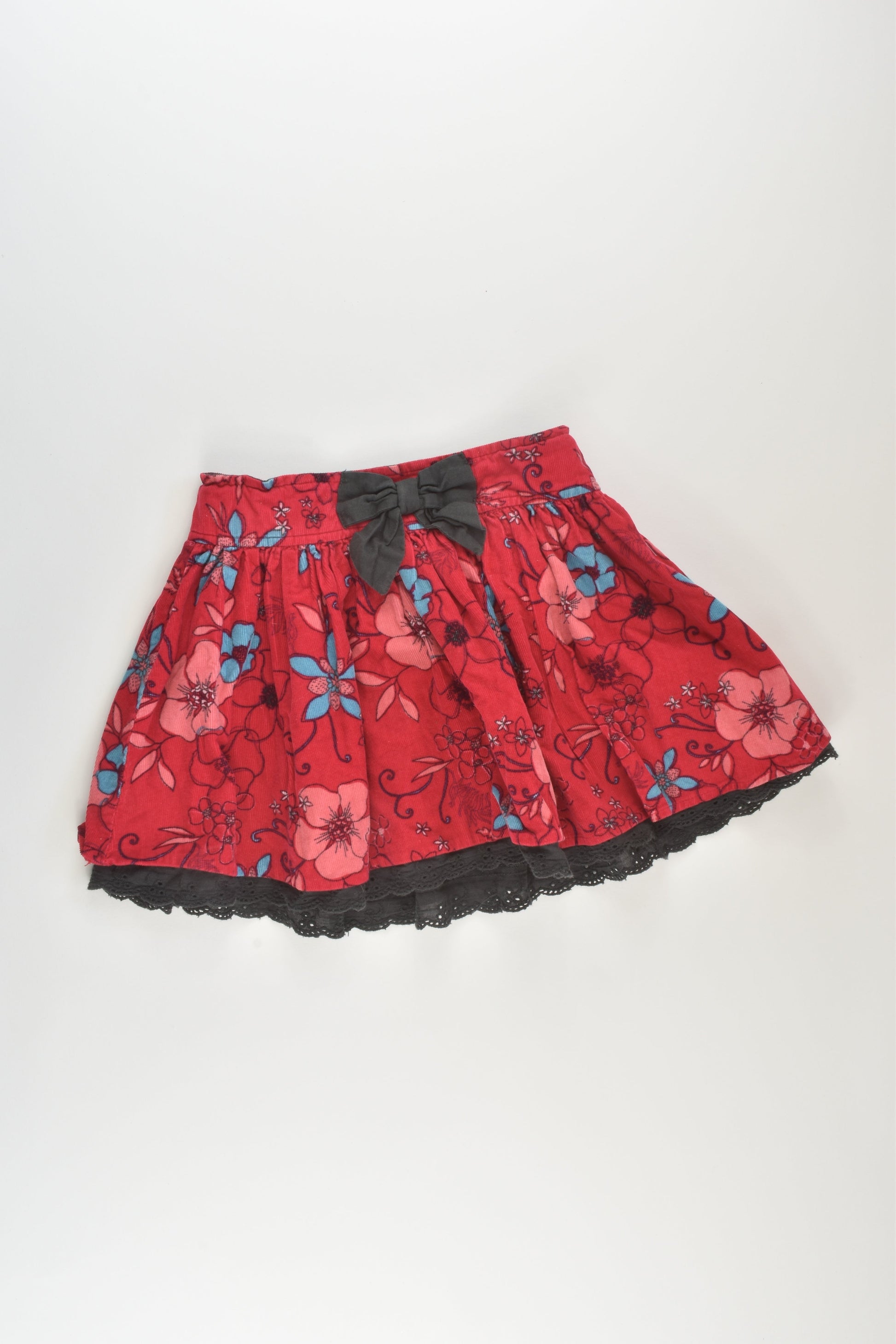 Pumpkin Patch Size 1-2 Lined Cord Skirt