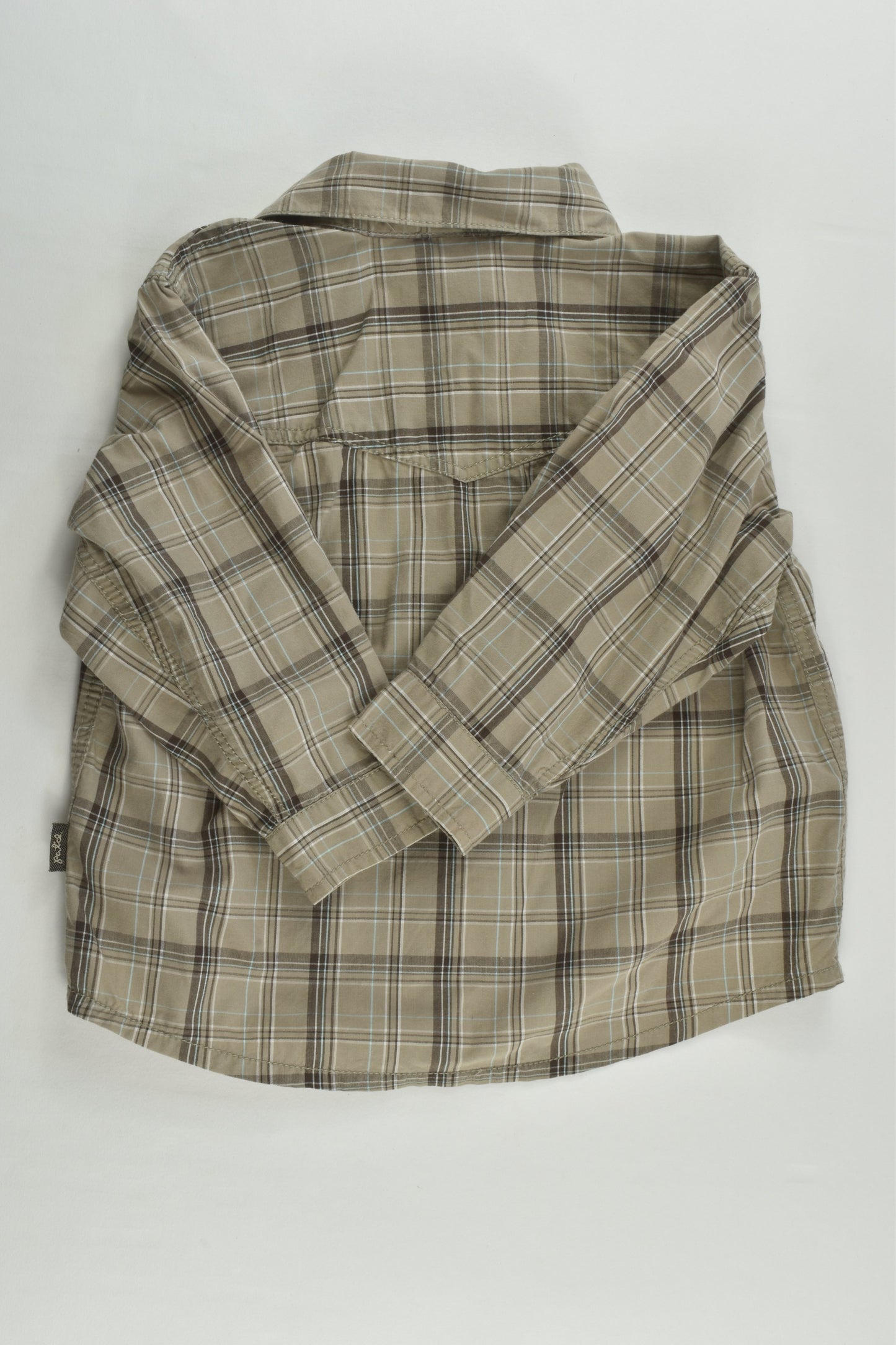 Pumpkin Patch Size 1 Checked Robot Shirt