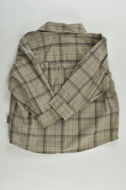 Pumpkin Patch Size 1 Checked Robot Shirt