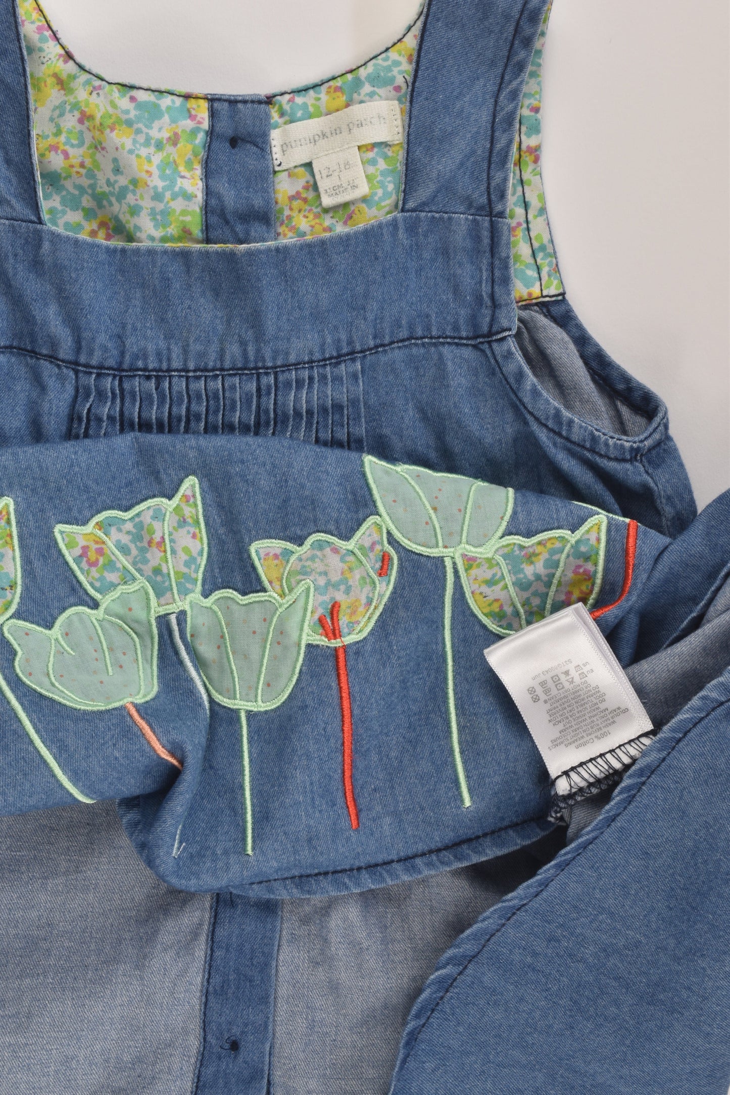 Pumpkin Patch Size 1 Denim Dress