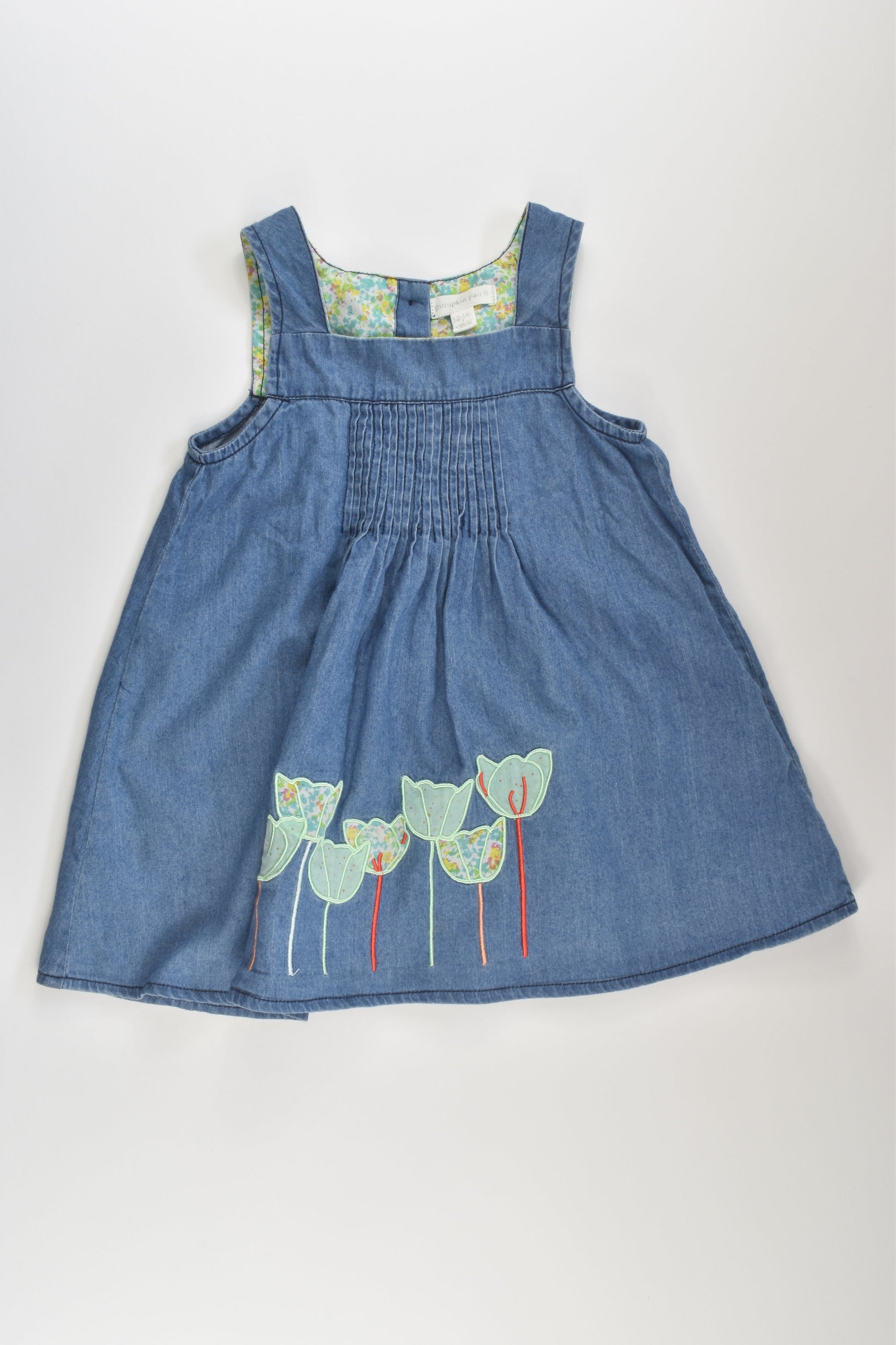 Pumpkin Patch Size 1 Denim Dress