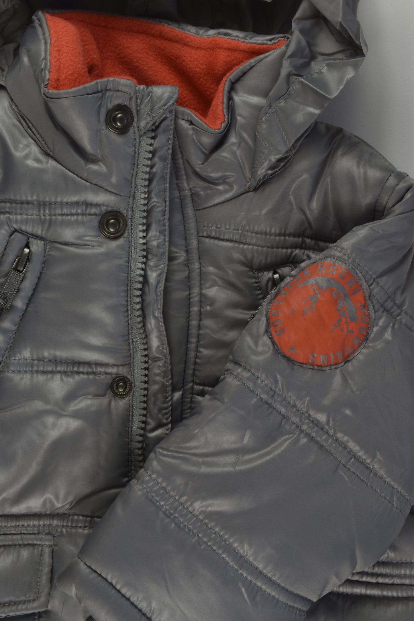 Pumpkin Patch Size 1 Fleece Lined Puffer Jacket