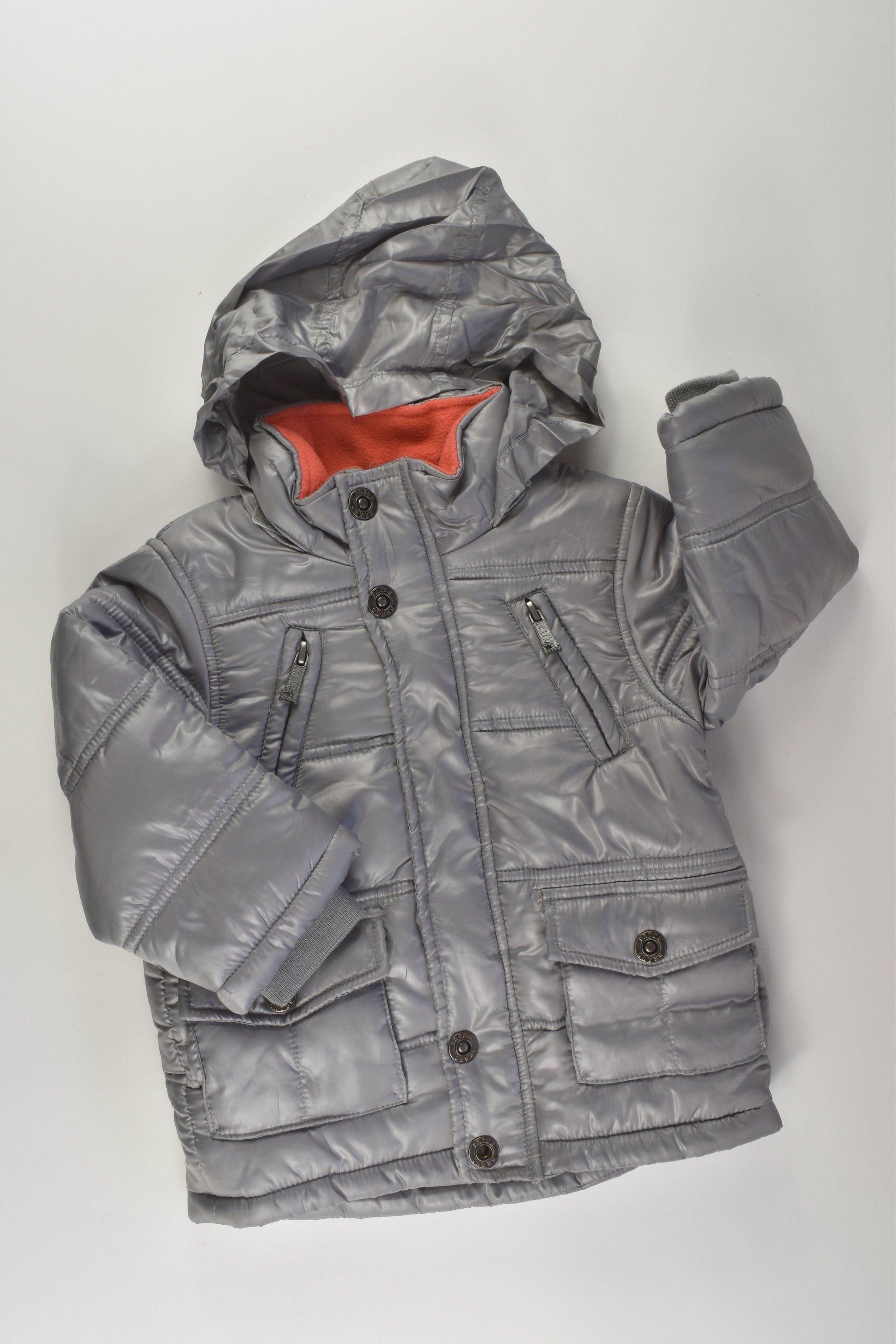 Pumpkin Patch Size 1 Fleece Lined Puffer Jacket