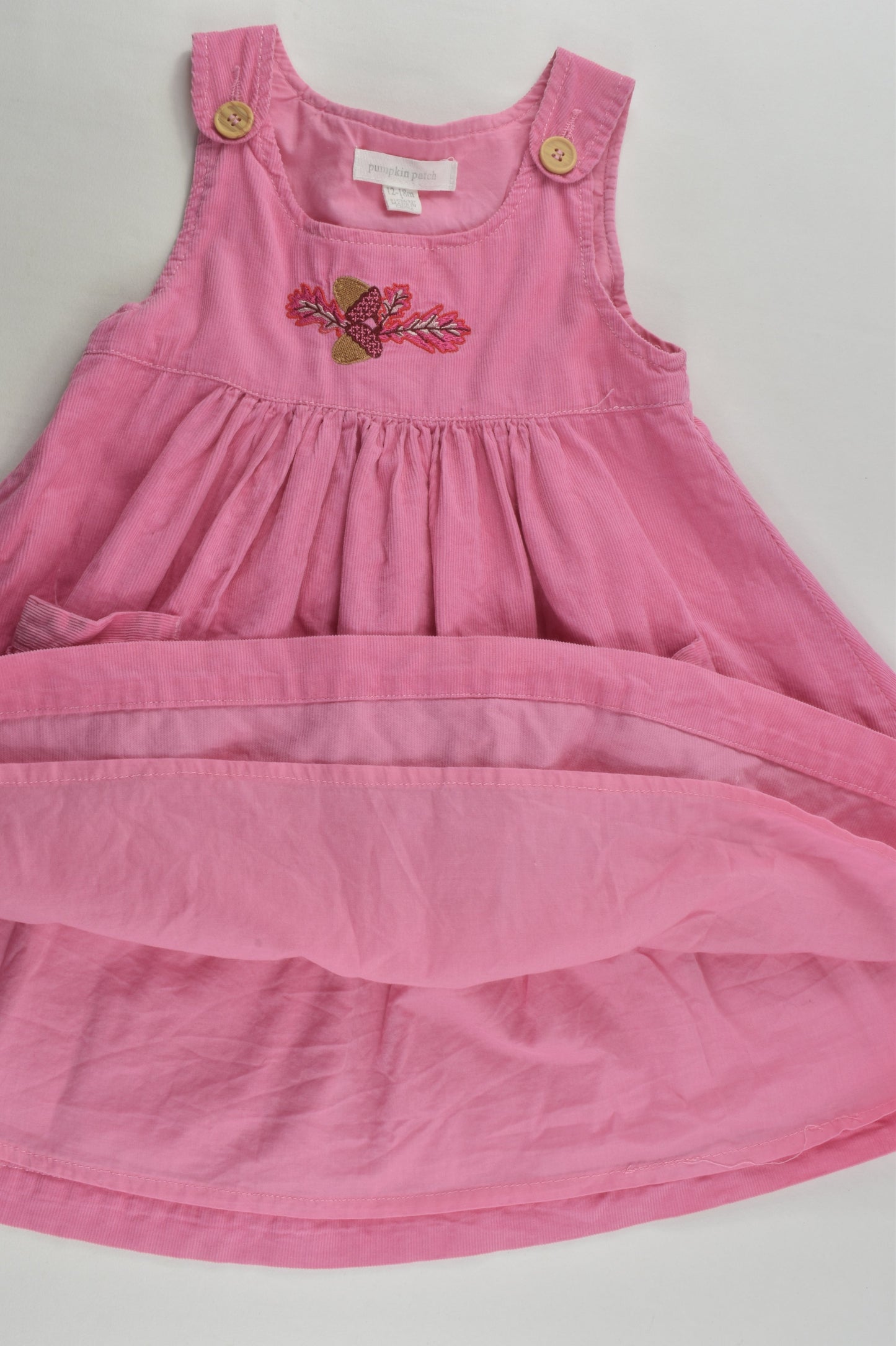 Pumpkin Patch Size 1 Lined Cord Dress