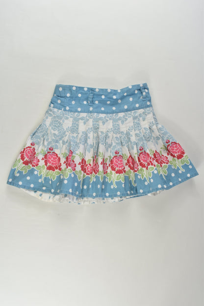 Pumpkin Patch Size 1 Lined Floral Skirt