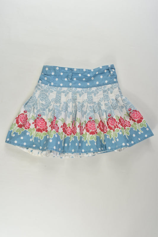 Pumpkin Patch Size 1 Lined Floral Skirt