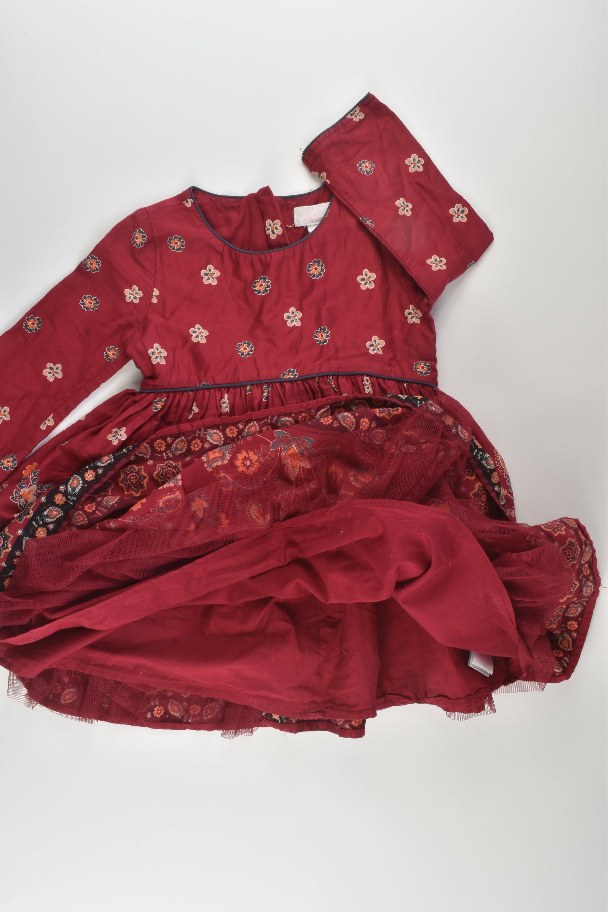 Pumpkin Patch Size 2 Lined Dress