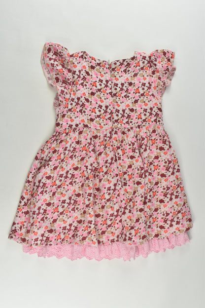 Pumpkin Patch Size 2 Lined Floral Dress