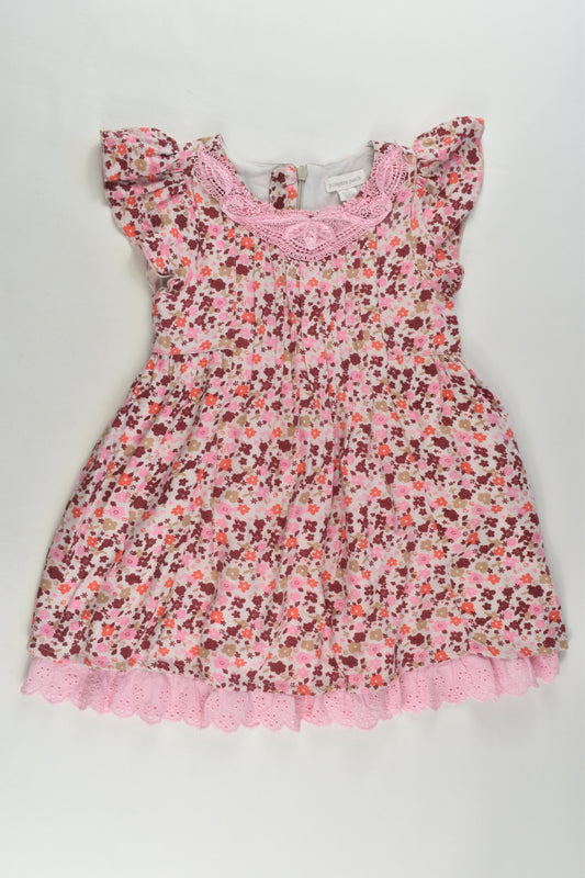 Pumpkin Patch Size 2 Lined Floral Dress