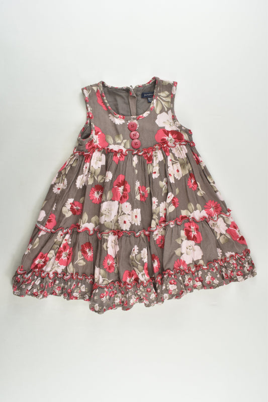 Pumpkin Patch Size 2 Lined Floral Twirly Dress