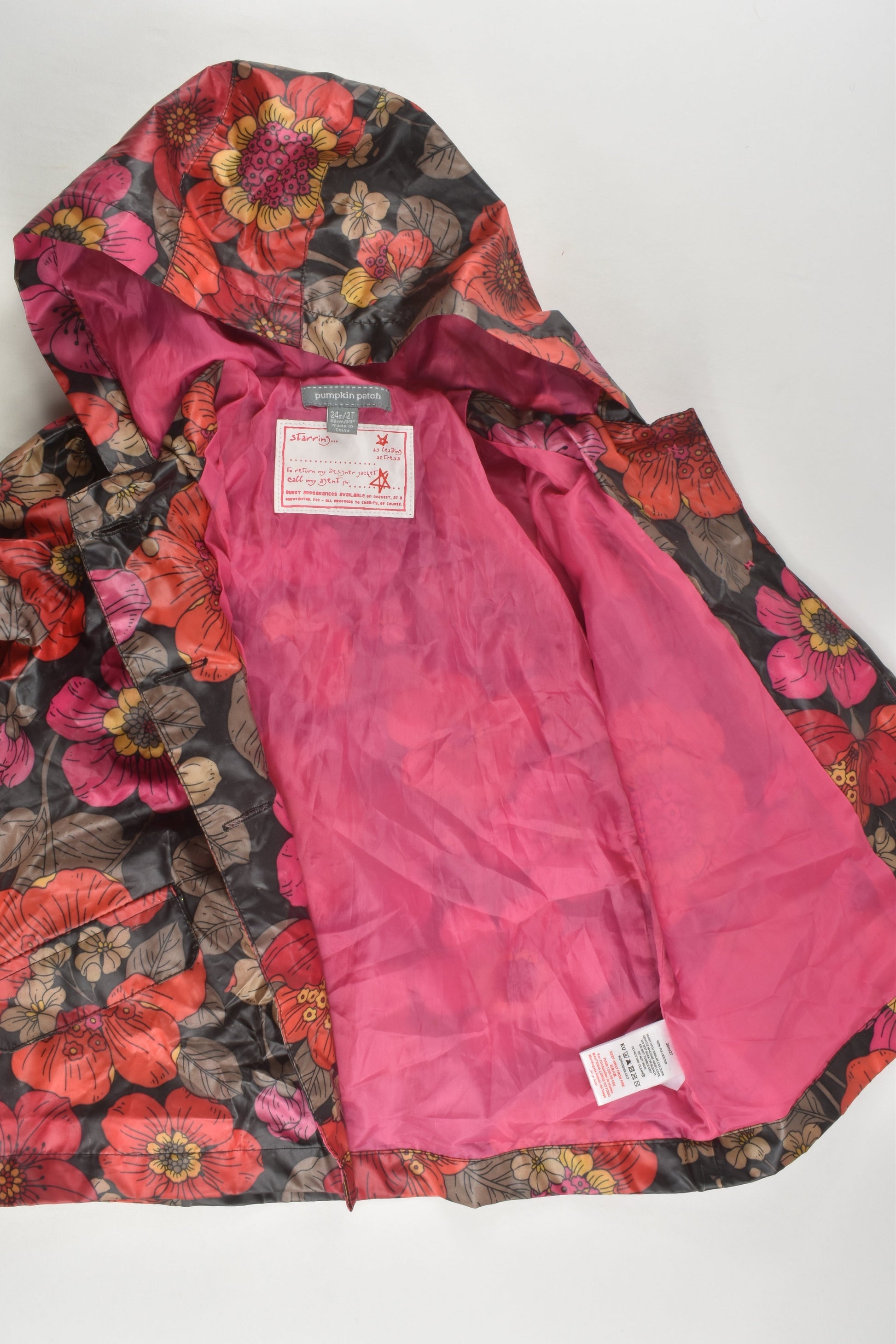 Pumpkin Patch Size 2 Rain Jacket