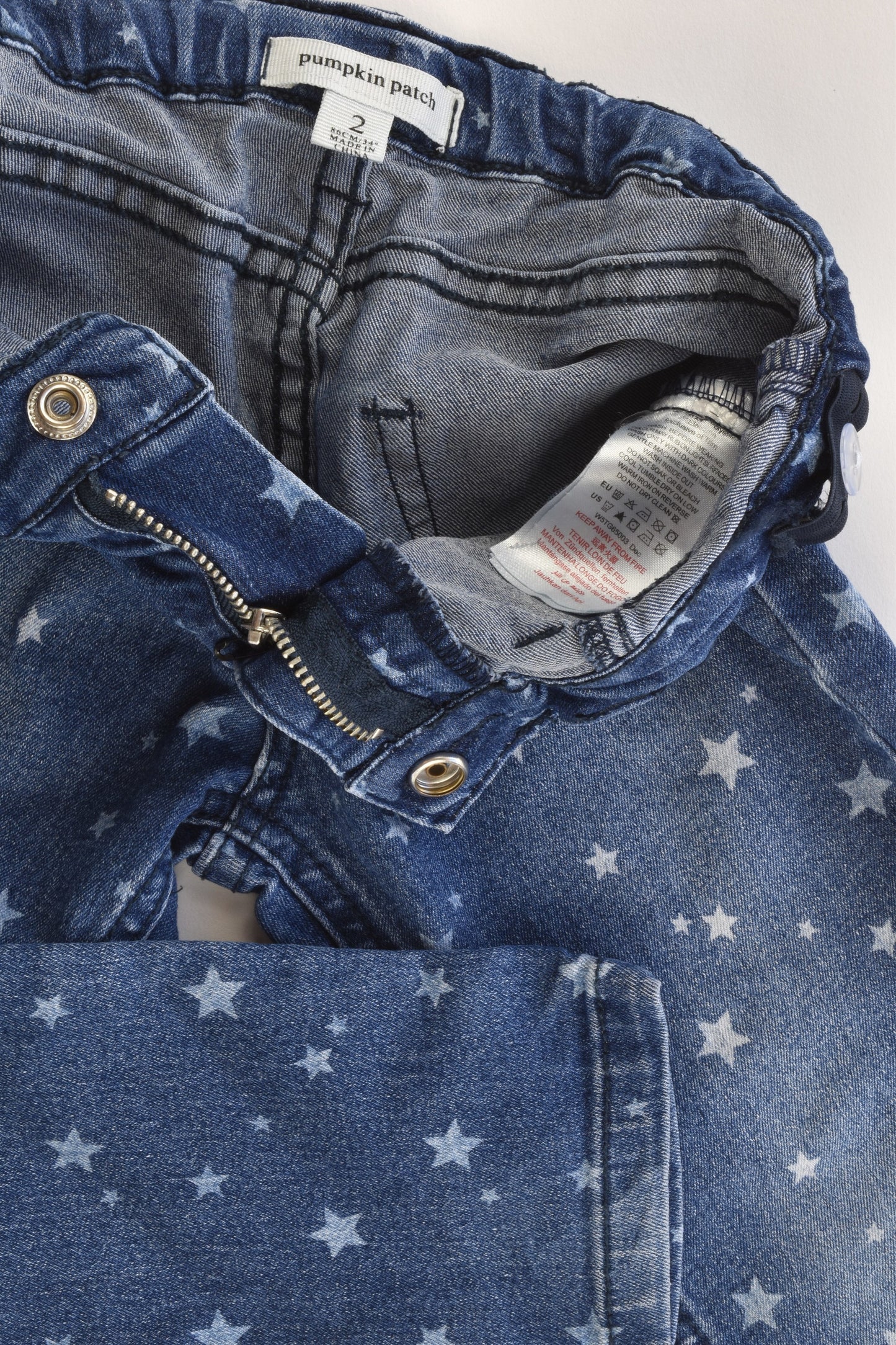 Pumpkin Patch Size 2 Stretchy Denim Pants