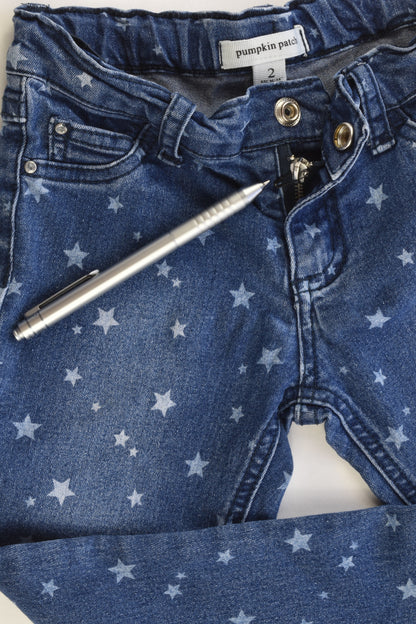 Pumpkin Patch Size 2 Stretchy Denim Pants