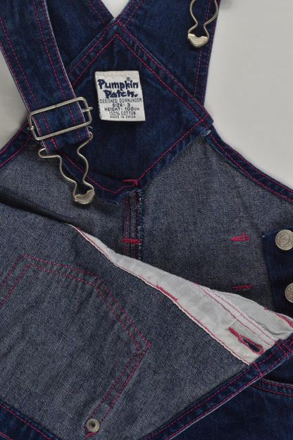 Pumpkin Patch Size 3 Floral Denim Overalls