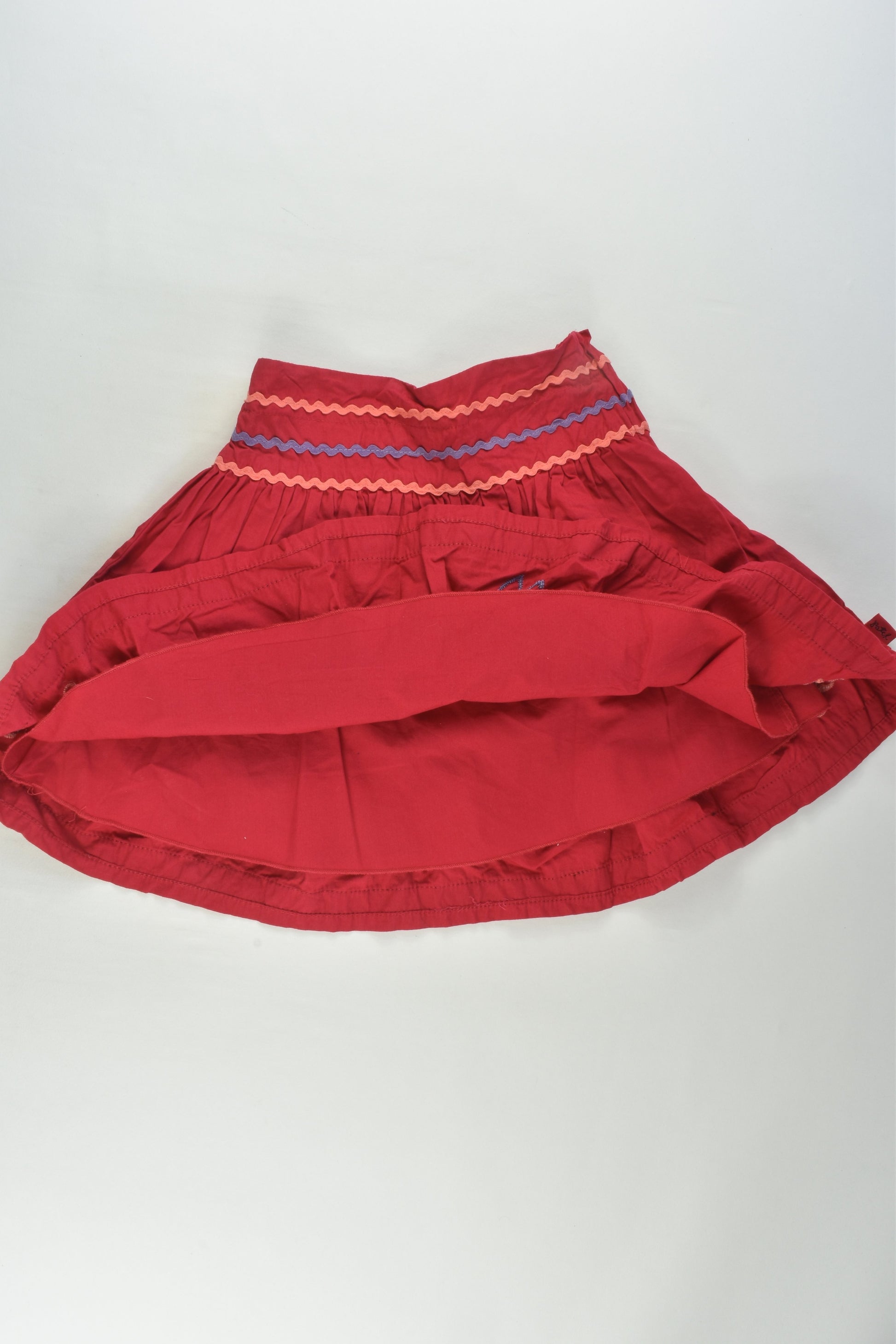 Pumpkin Patch Size 3 Lined Floral Embroidery Skirt