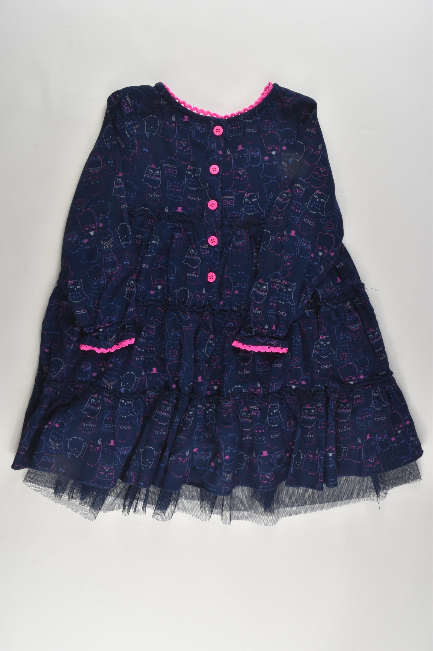 Pumpkin Patch Size 3 Lined Owl Dress