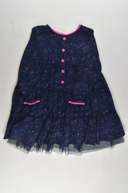 Pumpkin Patch Size 3 Lined Owl Dress