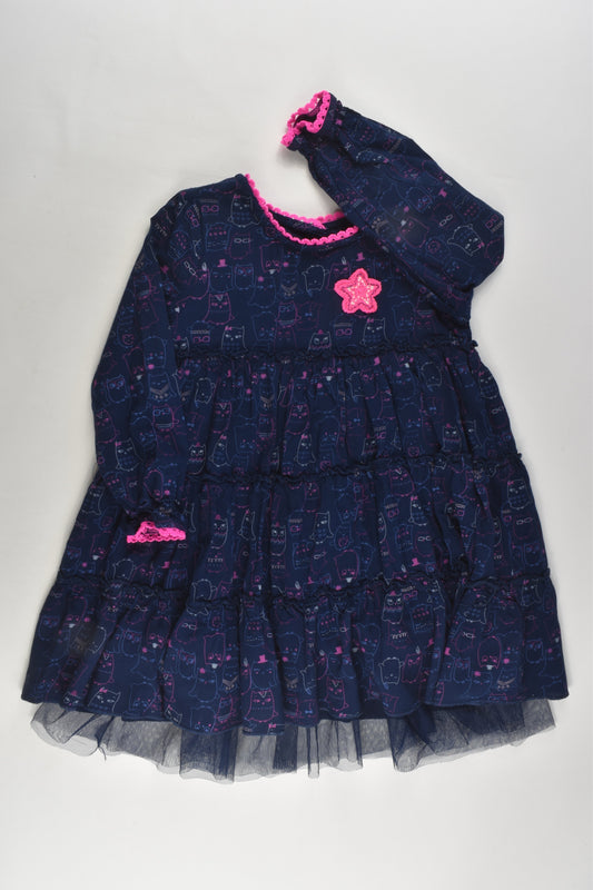 Pumpkin Patch Size 3 Lined Owl Dress