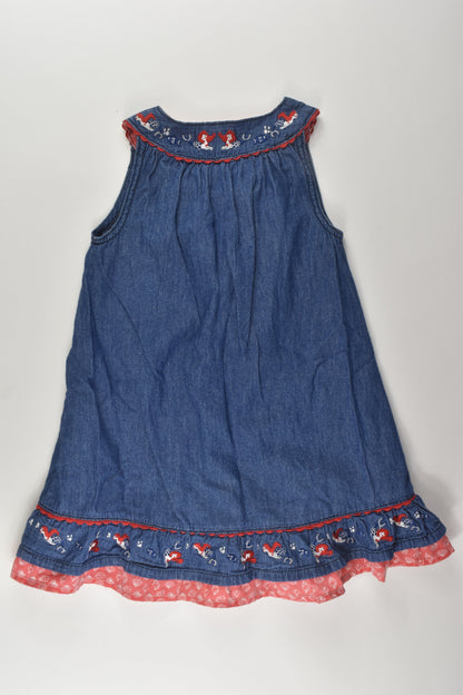 Pumpkin Patch Size 3 Mermaid Denim Dress