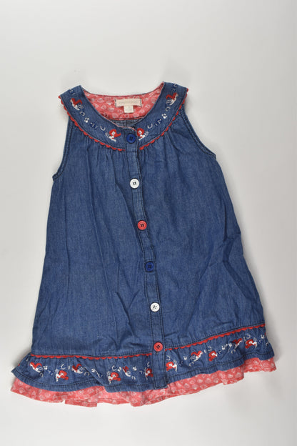 Pumpkin Patch Size 3 Mermaid Denim Dress