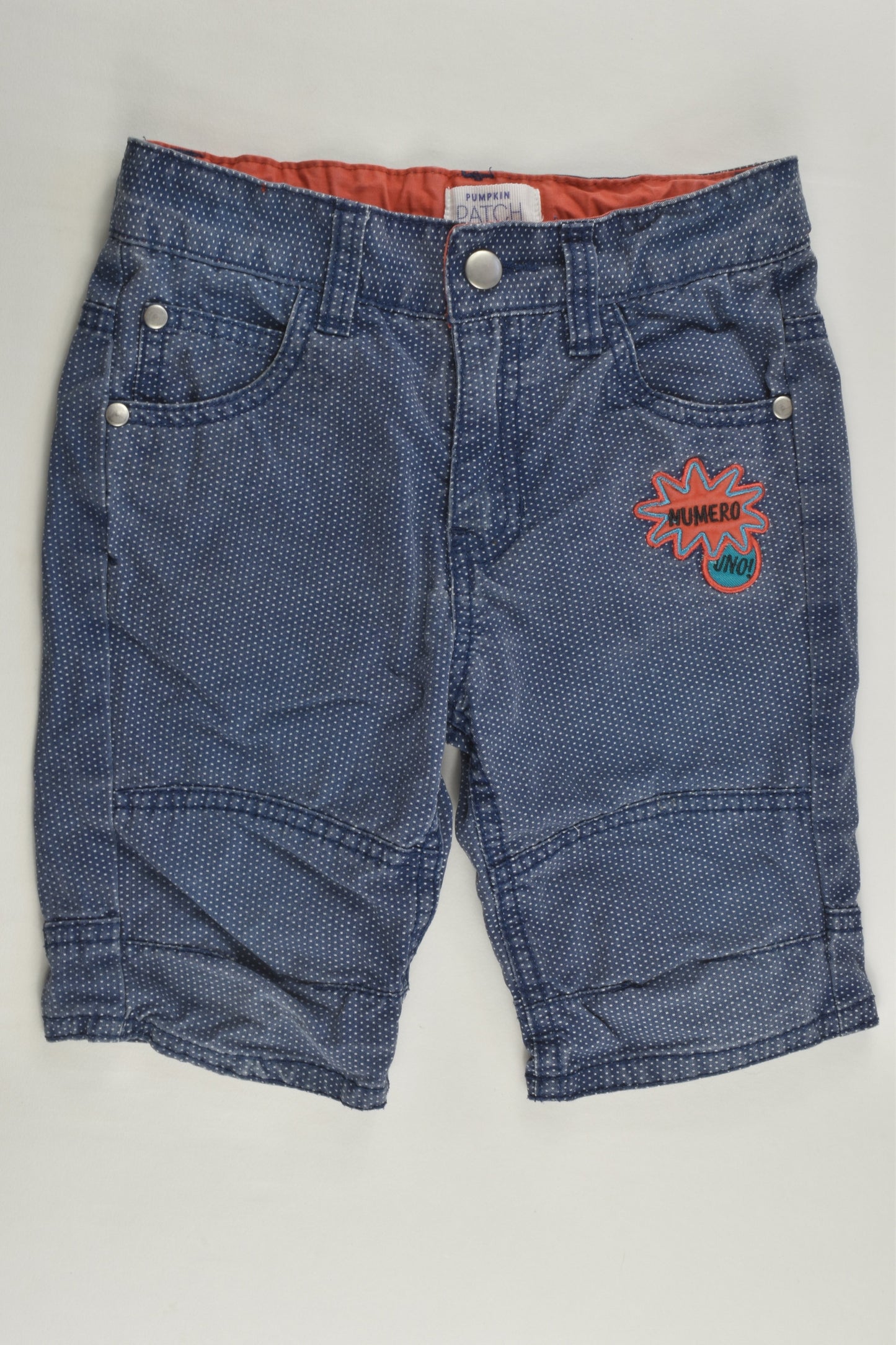 Pumpkin Patch Size 3 'Numero Uno' Shorts