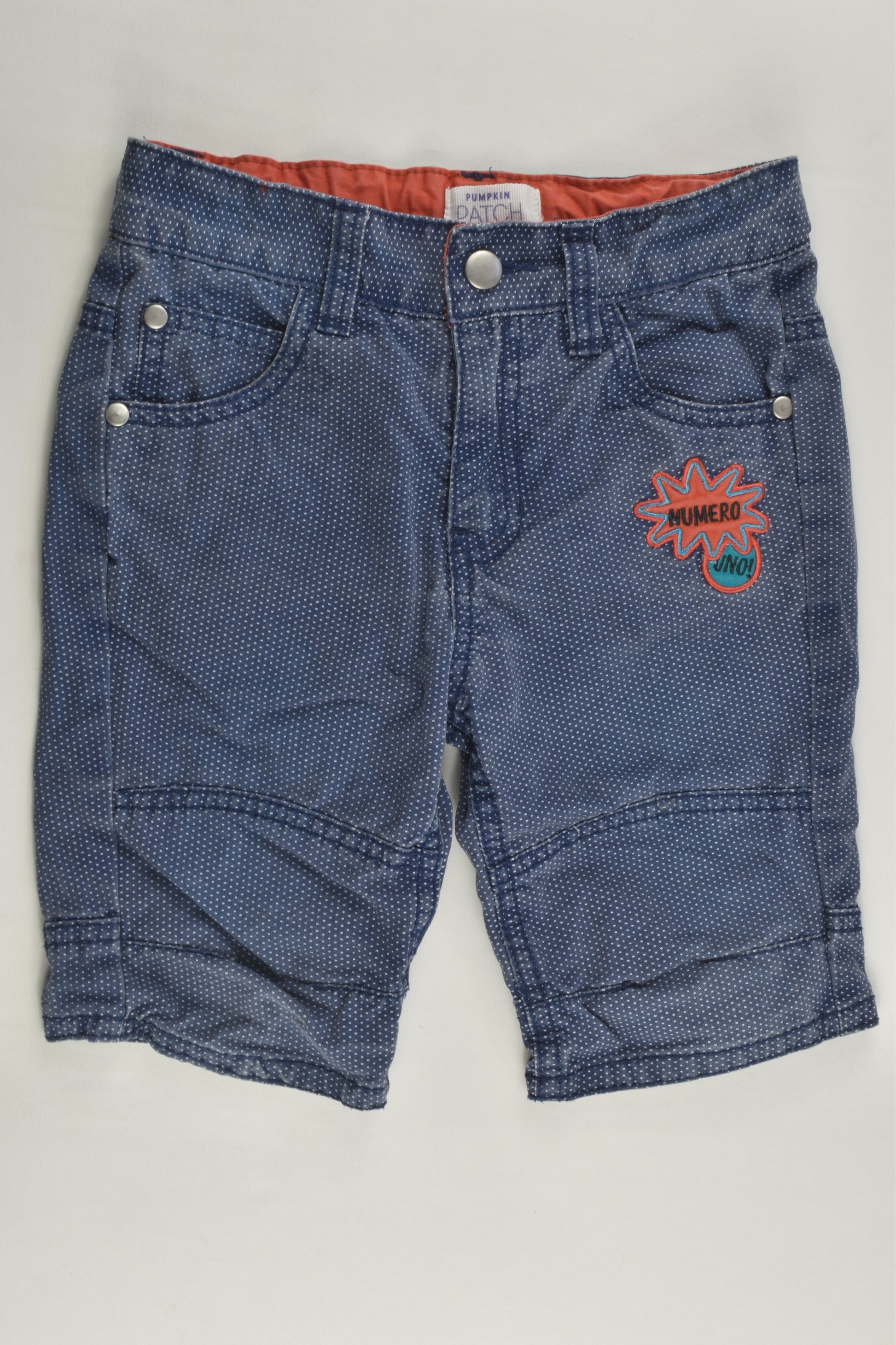 Pumpkin Patch Size 3 'Numero Uno' Shorts