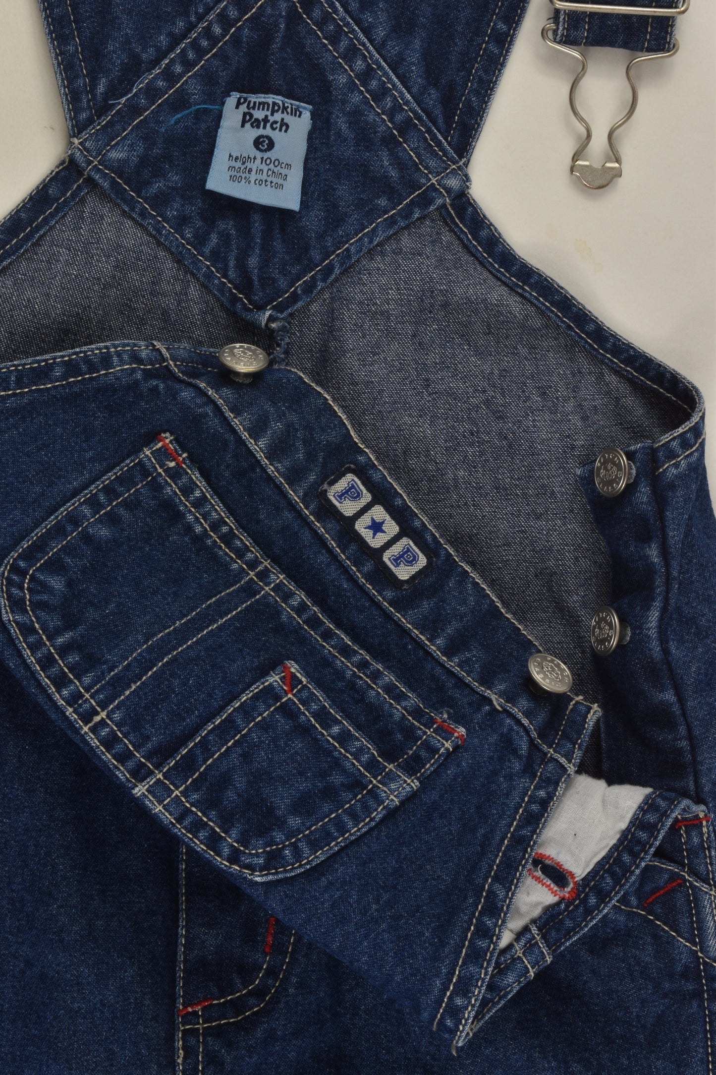 Pumpkin Patch Size 3 Older Style Denim Overalls