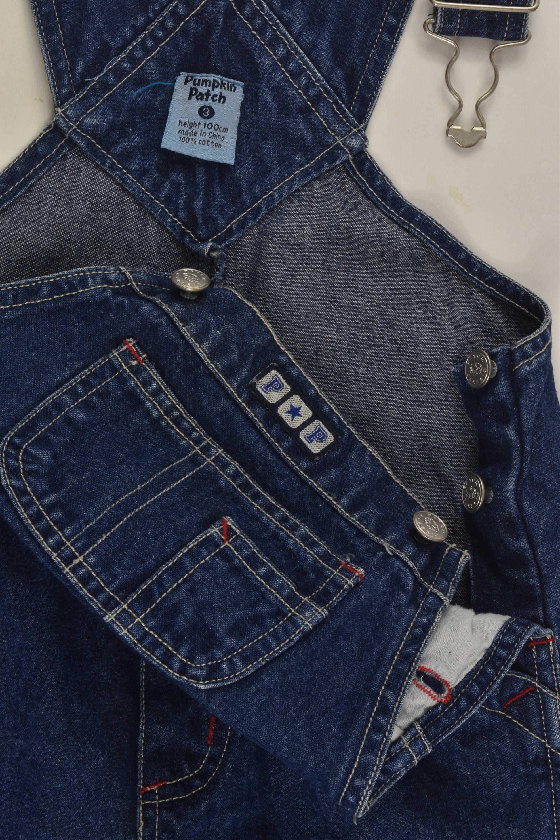 Pumpkin Patch Size 3 Older Style Denim Overalls