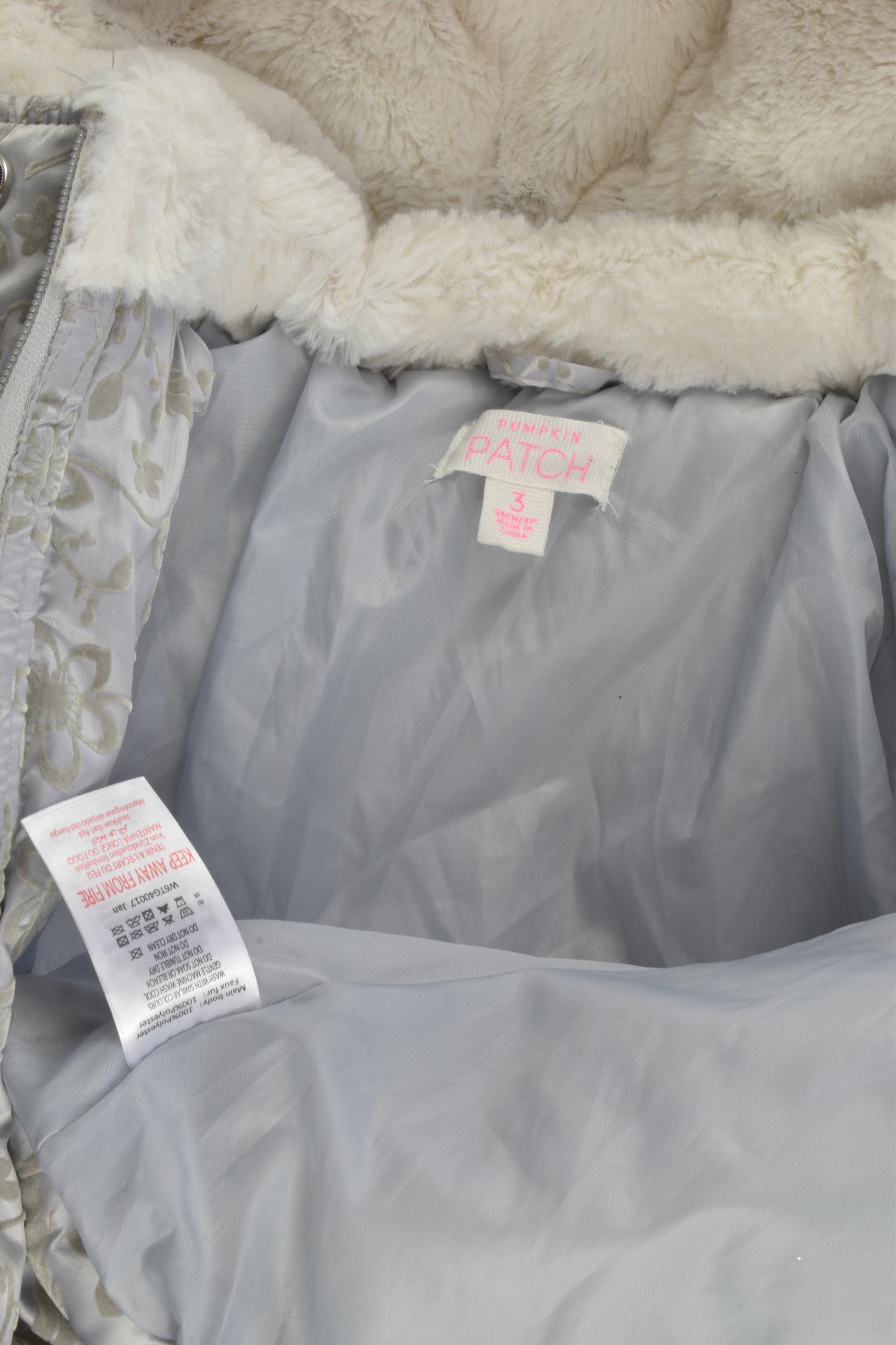 Pumpkin Patch Size 3 Warm Winter Jacket