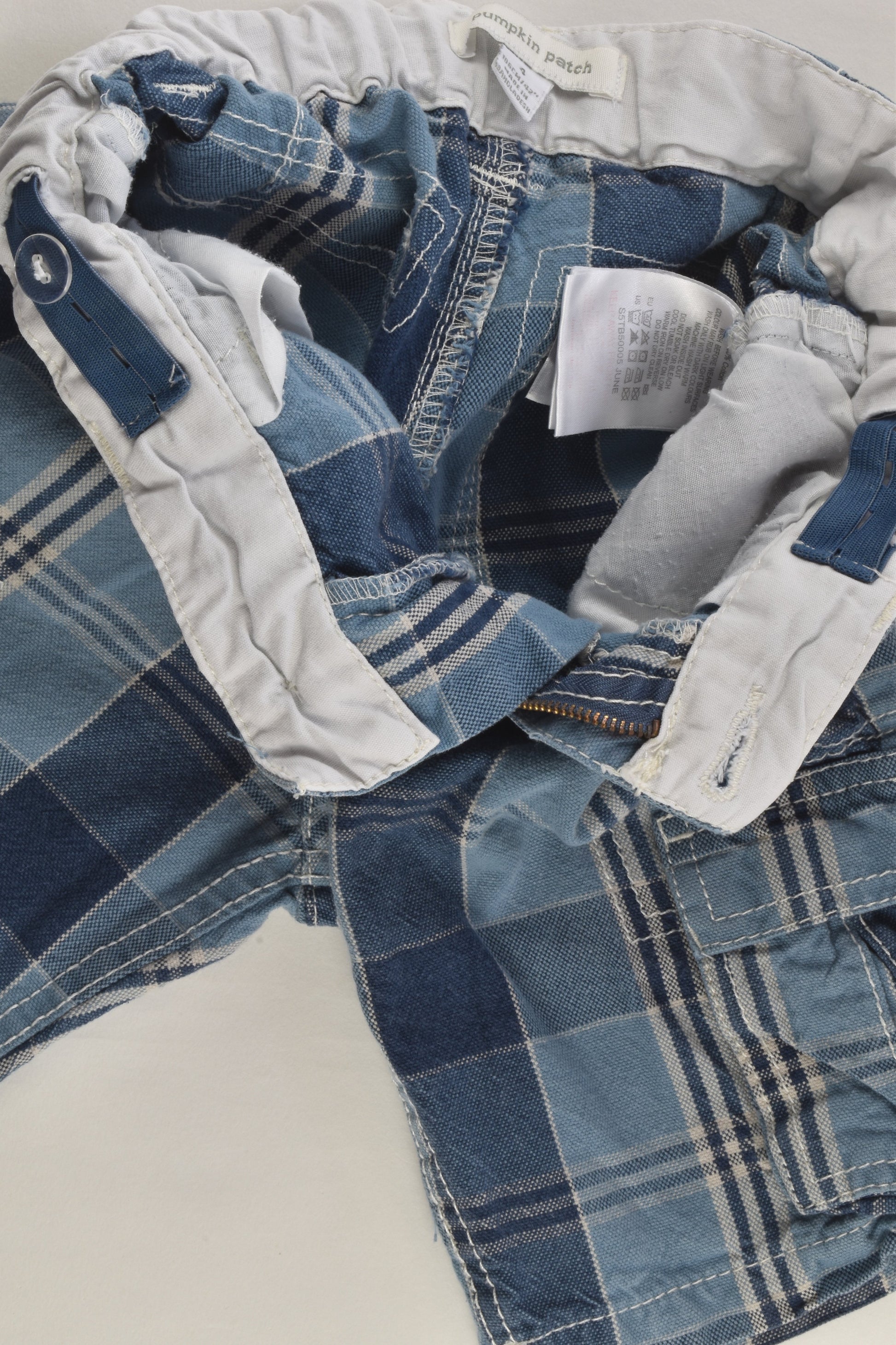 Pumpkin Patch Size 4 Checked Shorts