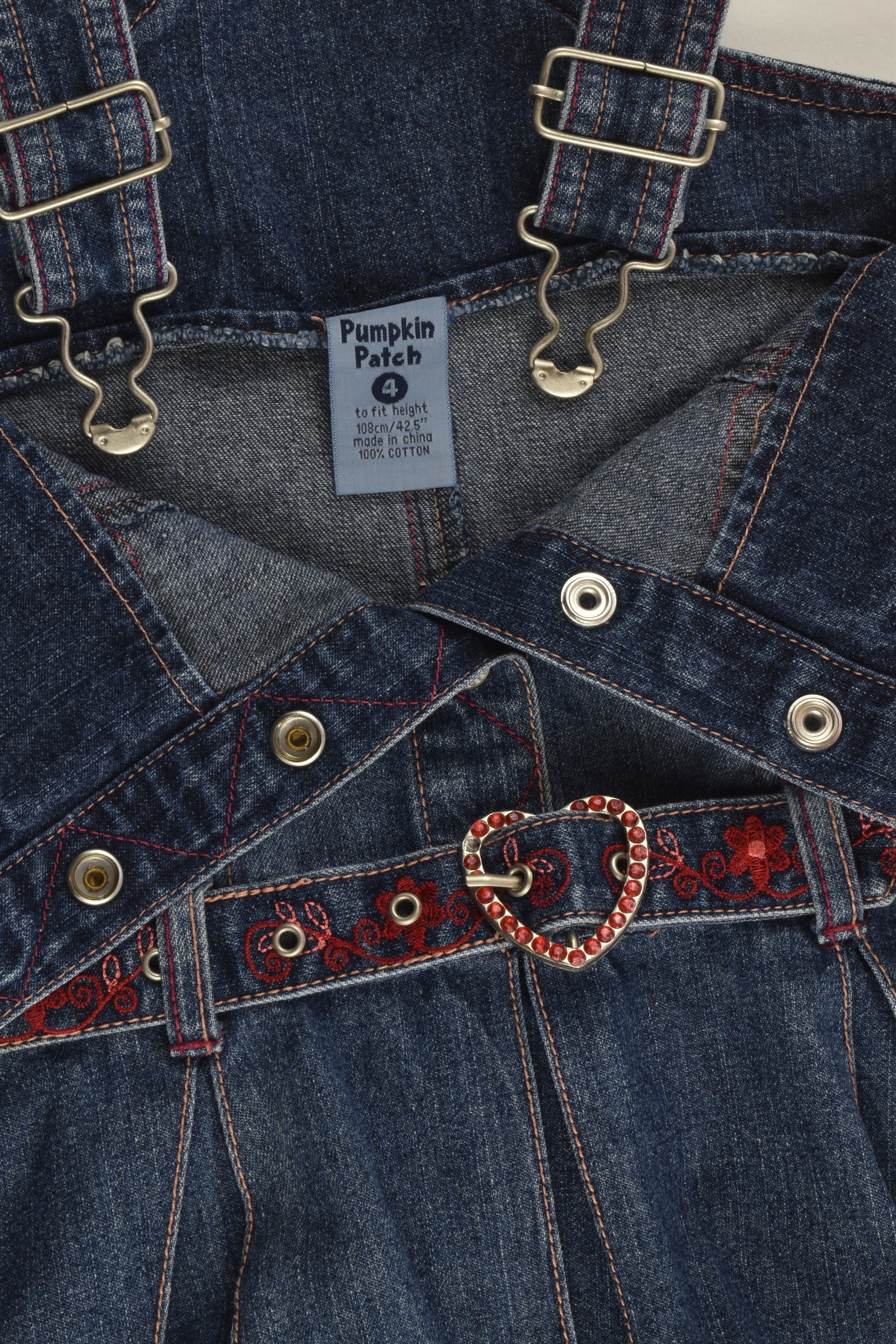 Pumpkin Patch Size 4 Denim Dress
