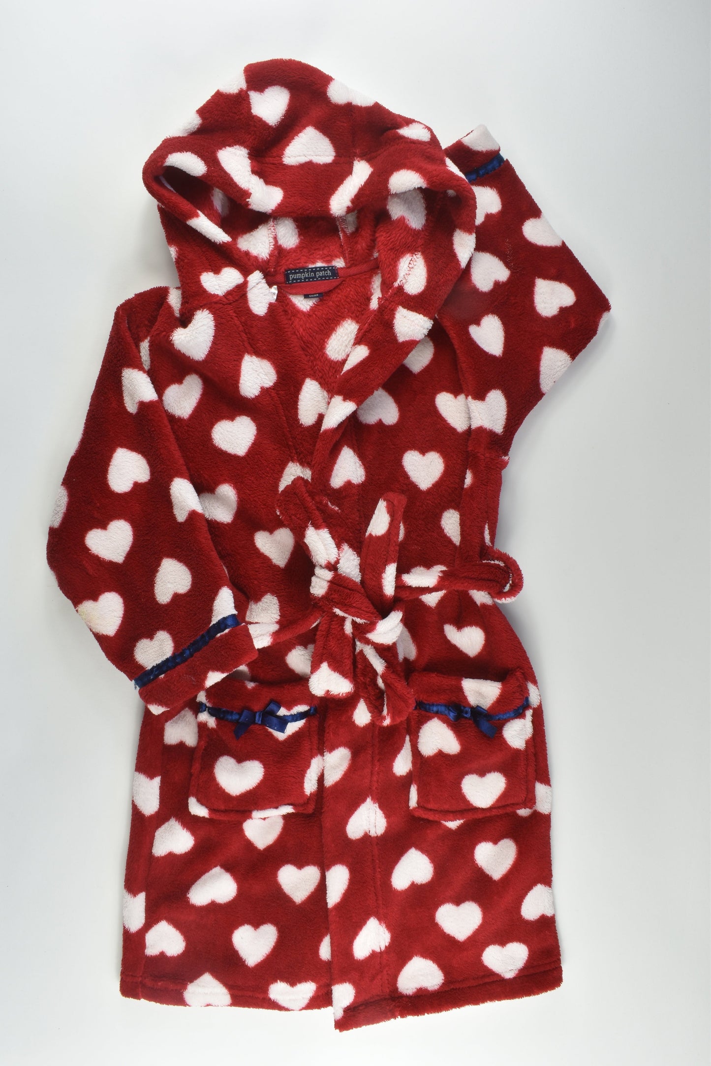 Pumpkin Patch Size 4 Love Hearts Dressing Gown