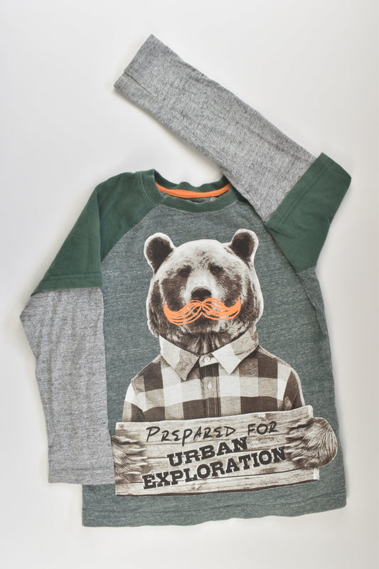 Pumpkin Patch Size 5 Bear Top