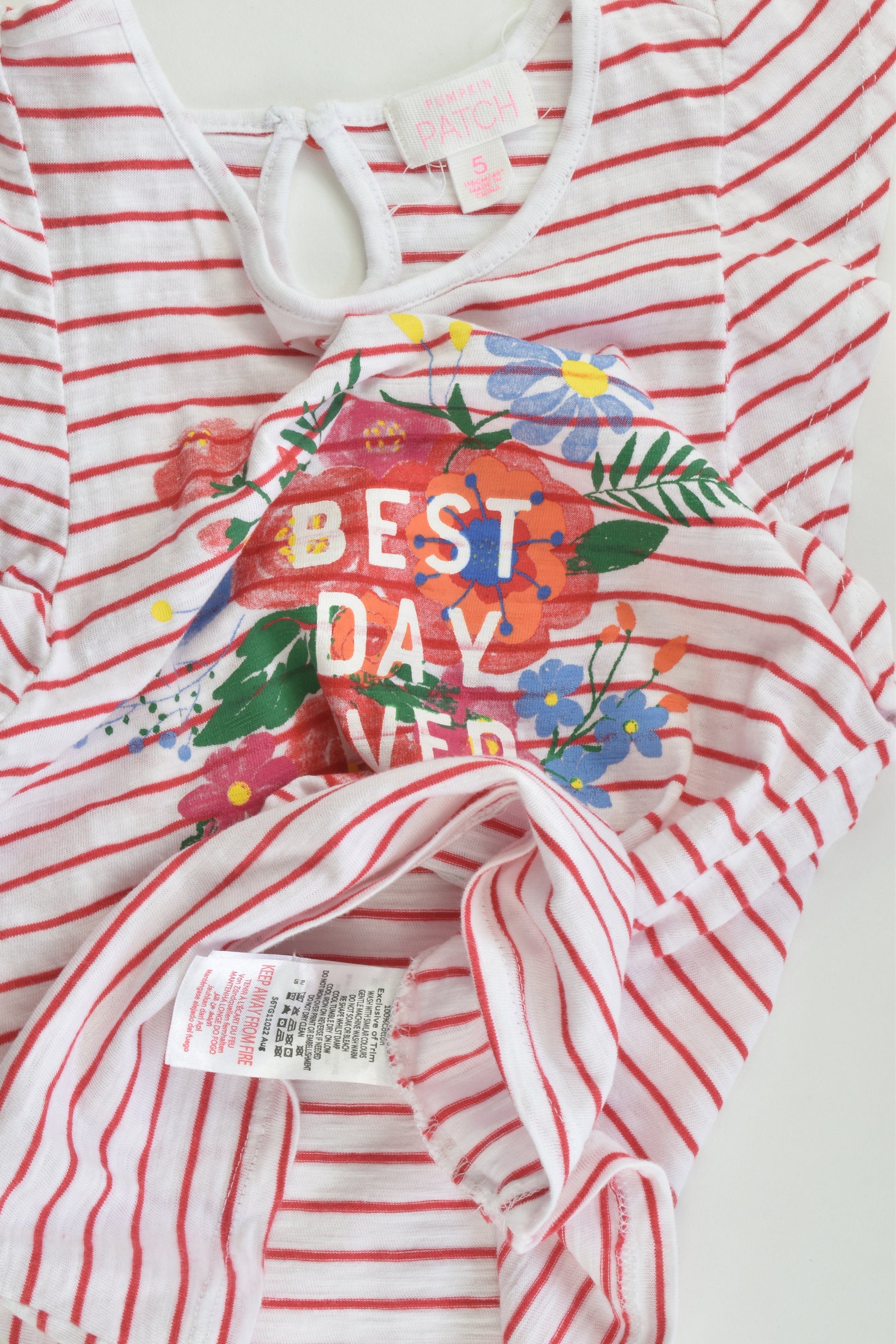 Pumpkin Patch Size 5 'Best Day Ever' T-shirt