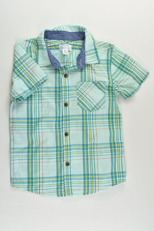 Pumpkin Patch Size 5 Checked Shirt